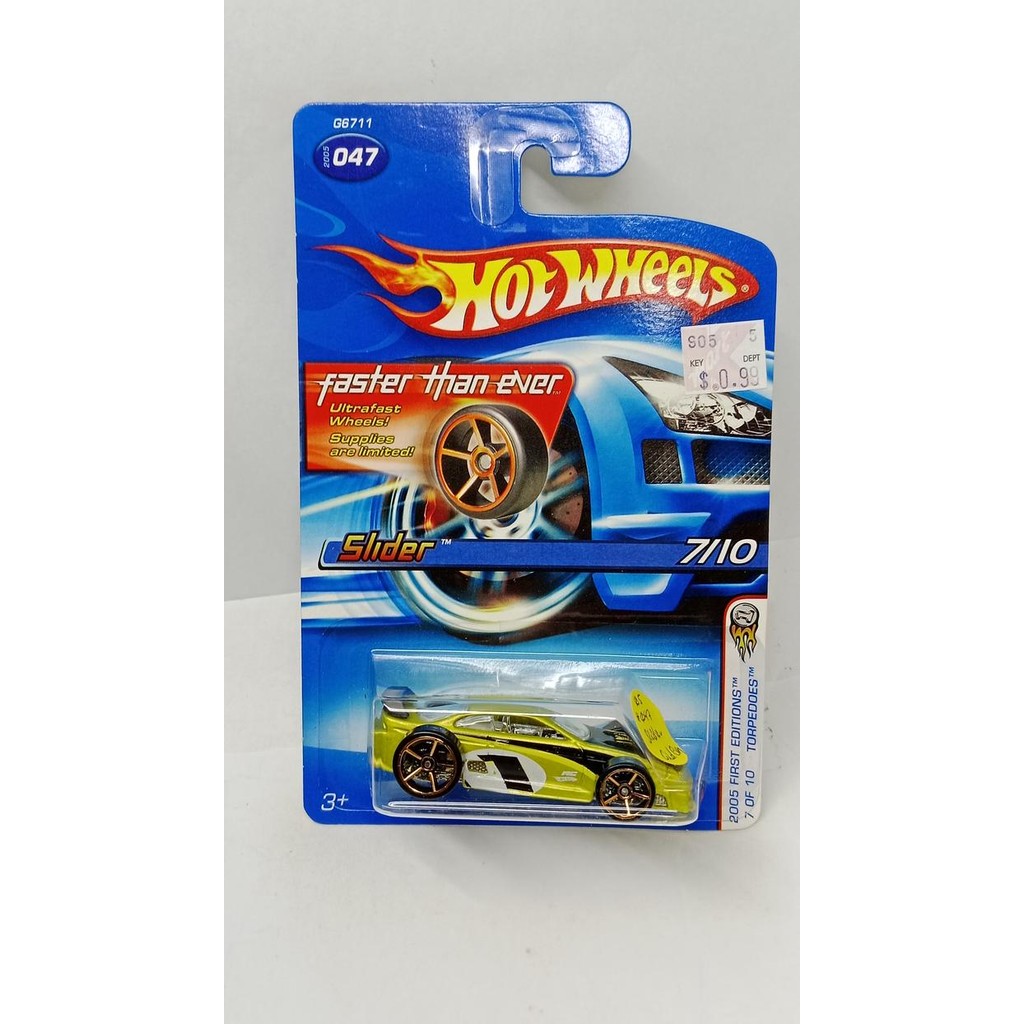 HotWheels SLIDER TORPEDOES   FASTER THAN EVER LWA13-573