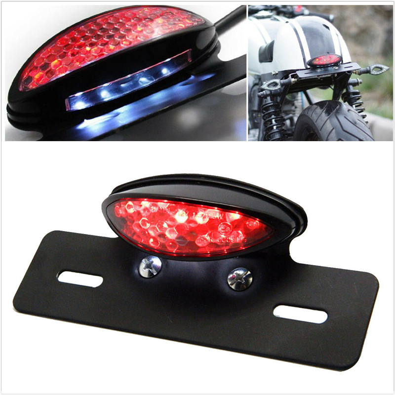 Motorcycle Lighting System LED Smoke Motorcycle Tail Light Taillight Lamp For Honda Cafe Racer Motor