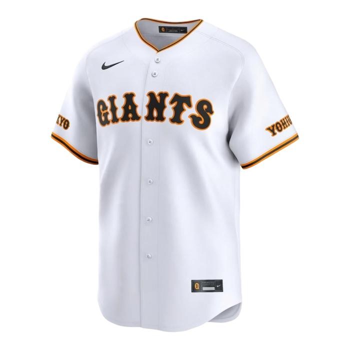 JERSEY ORIGINAL MLB BASEBALL JAPAN YOMIURI GIANTS - Putih, L