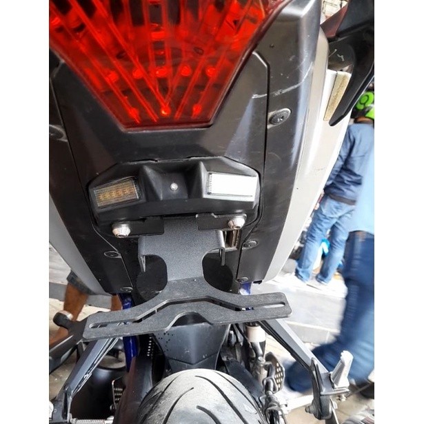 Fender Undertail MT25 R25 Tailtidy Dudukan plat nomor Sen led Variasi