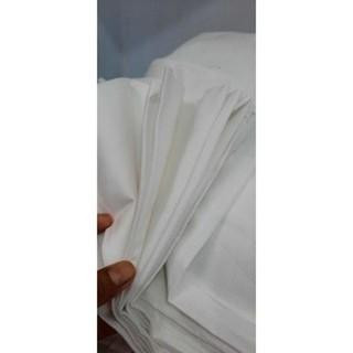 Kain mori prima putih untuk membatik tie dye shibori jumputan lebar 105cm