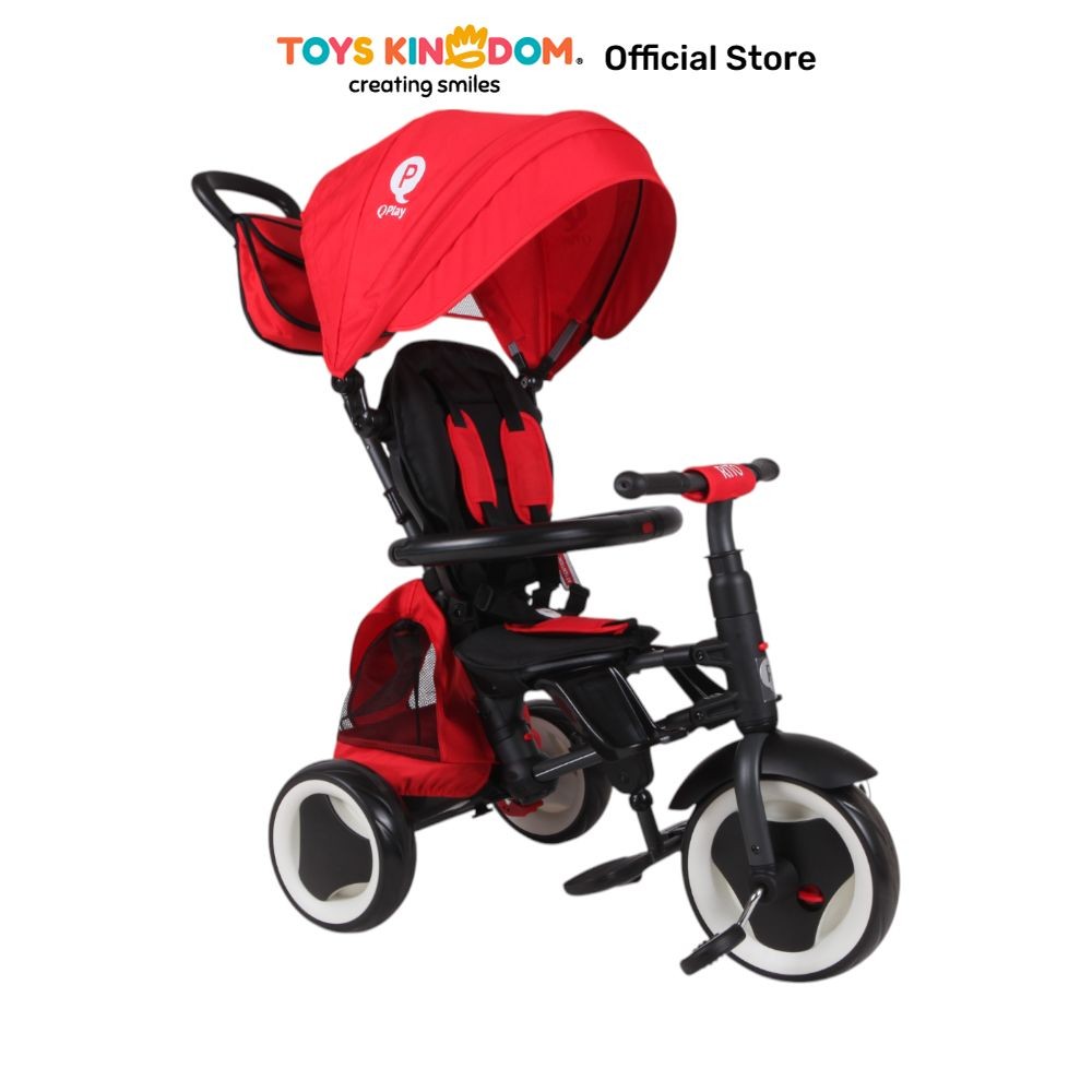 Toys Kingdom Qplay Rito Eva Plus Sepeda Trike - Merah Baby Stroller Kids Bike Sepeda Anak Roda 3 Ala