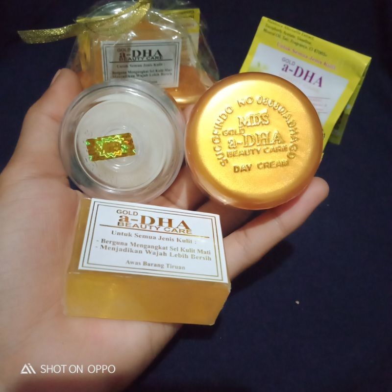 CREAM ADHA GOLD MDS ORIGINAL / PAKET DHA PEMUTIH WAJAH