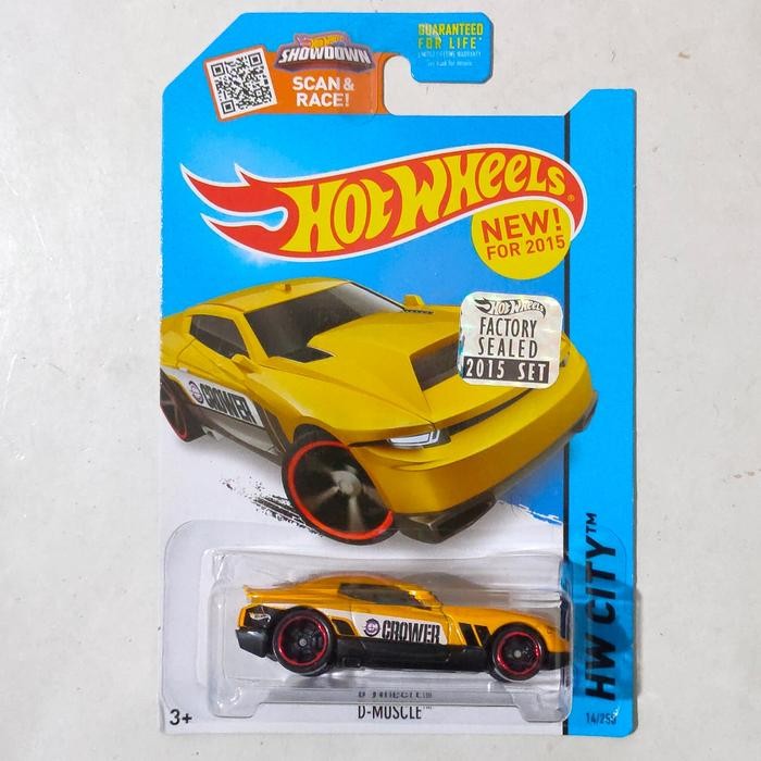 Hotwheels Hot Wheels D-Muscle D Muscle kuning Factory Sealed 2015 City