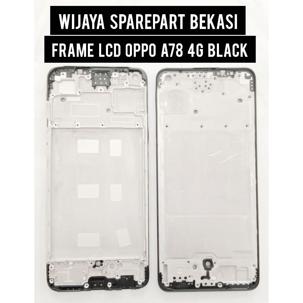 FRAME LCD OPPO A78 4G BLACK