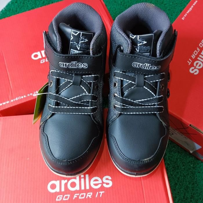 Promo Sepatu Anak Ardiles  BS-TWO SIDE Hitam-Putih / Sepatu sekolah Ardiles / Sepatu anak Sekolah Hi