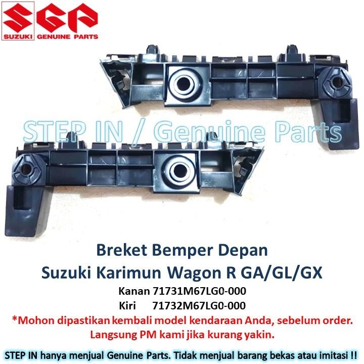 Breket Bumper Depan SUZUKI KARIMUN WAGON R GA GL GX Bracket Bemper Genuine Baru kanan kiri SGP