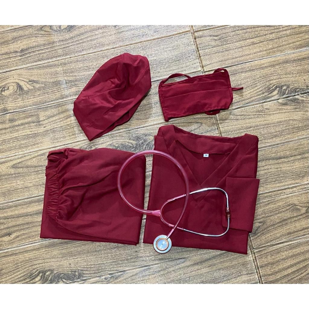 LAVONNE.STORE Baju OKA Rok / Baju Jaga Rok / Baju perawat Rok Lengan panjang