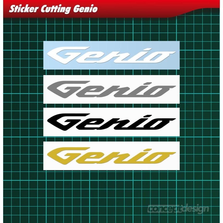 Sticker/Stiker Cutting Honda Genio