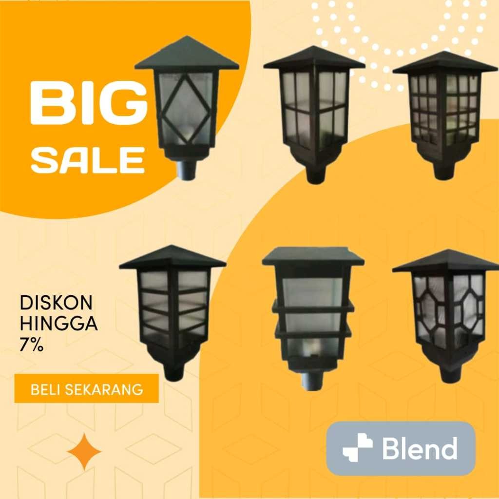 Lampu pagar Depan Rumah lampu hias pilar outdoor pagar rumah