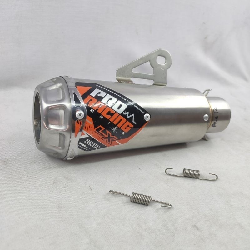 Silincer Knalpot  Racing Gtx  Stainless Original Muffler Inlet 50 Silencer Only