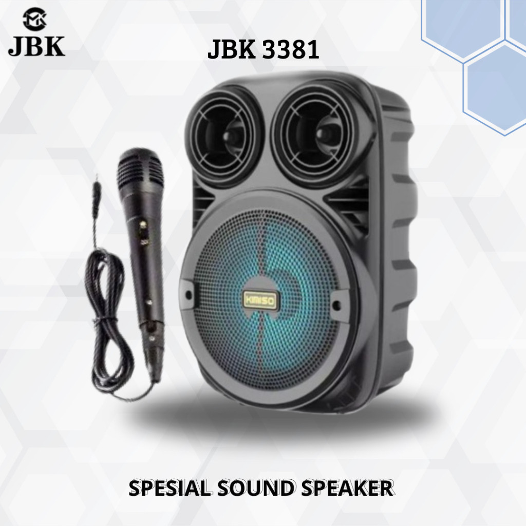 SERBA COD SPEAKER BASS 6.8 INCH BLUETOOTH JBK 3381