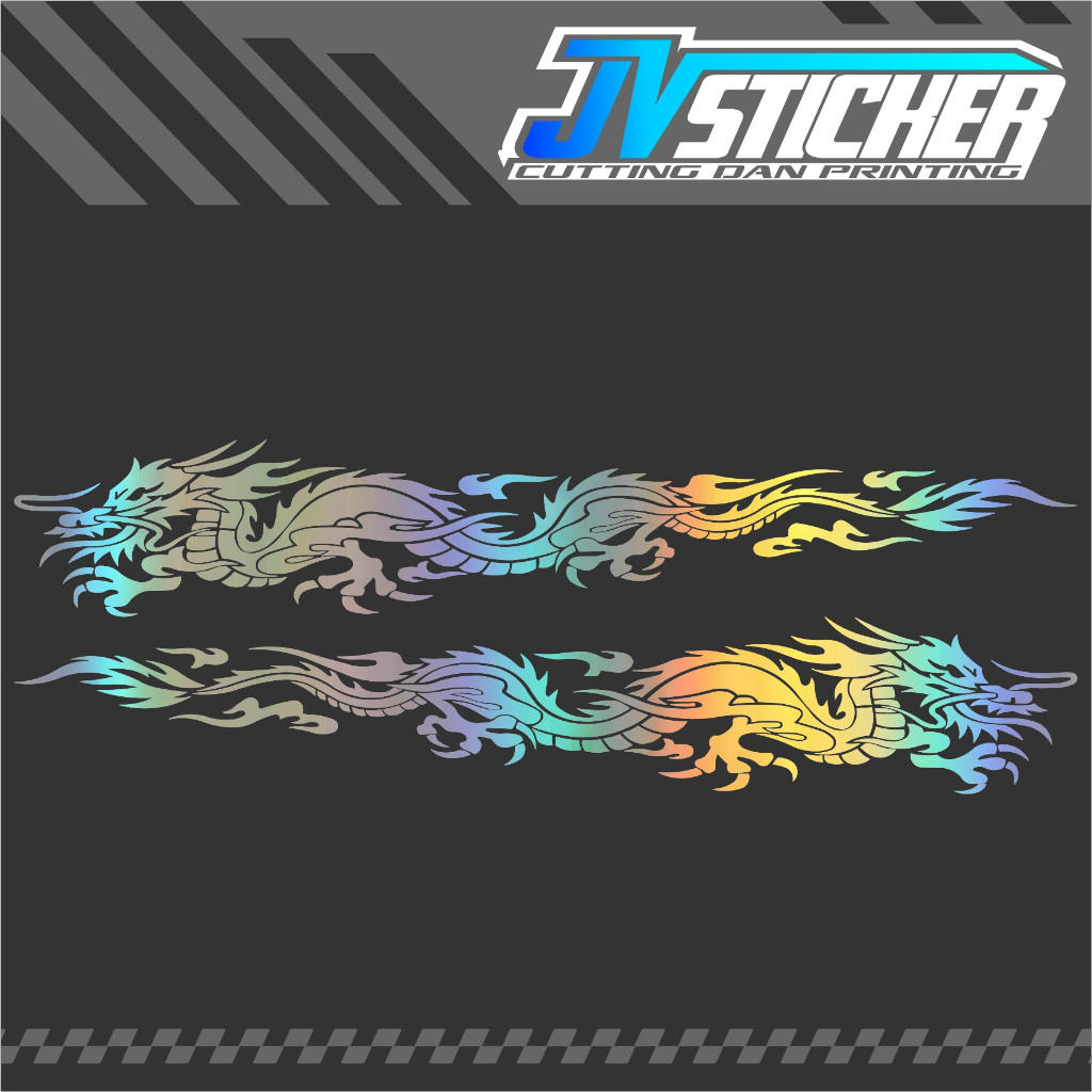 Stiker Dragon Naga Cutting Sticker Motor Dan Mobil Murah