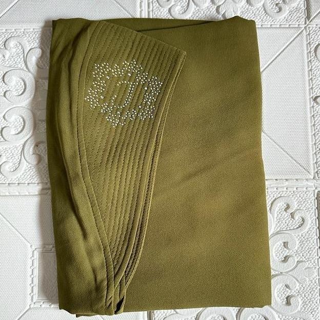 [Promo]New Khimar ceruty ZAIRA SWAAROSKY / khimar instan 2 layer pet antem premium / kerudung instan