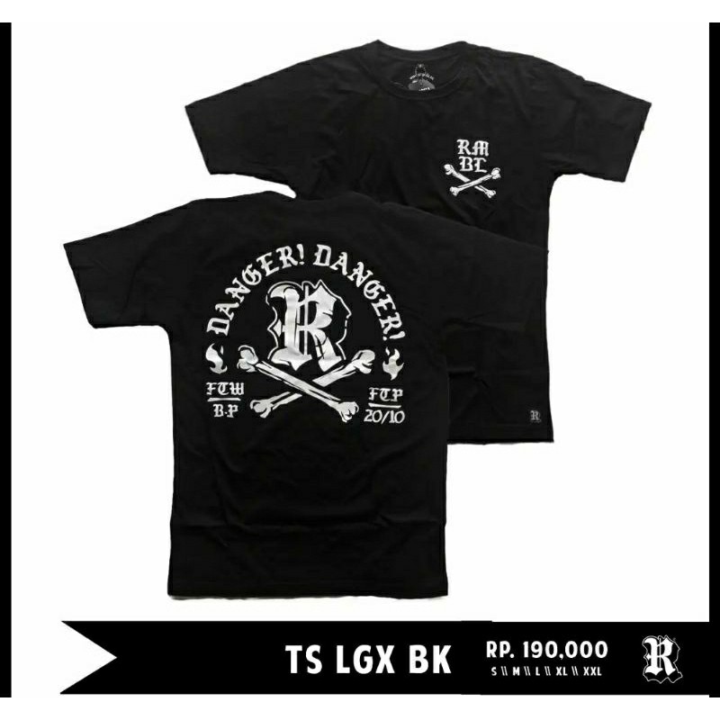 (COD) KAOS RUMBLE ORIGINAL TS LGX BK / RUMBLE / XRMBLX / BRAND / CLOTHING / RUMBLE BALI