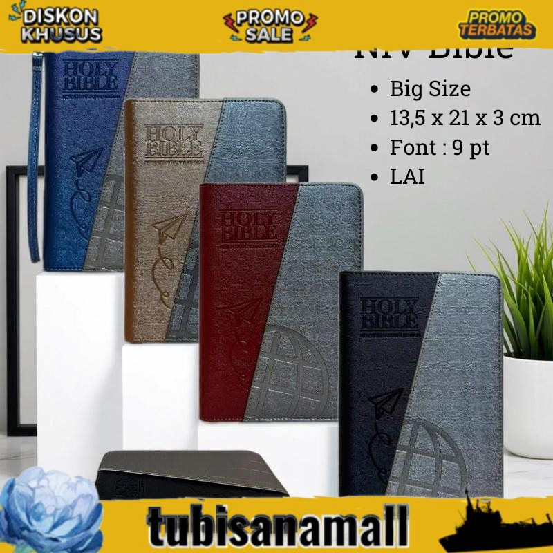 READY NICE Alkitab NIV Besar Holy Bible Large Bahasa Inggris Teks Huruf Besar 064 Semarang Internati