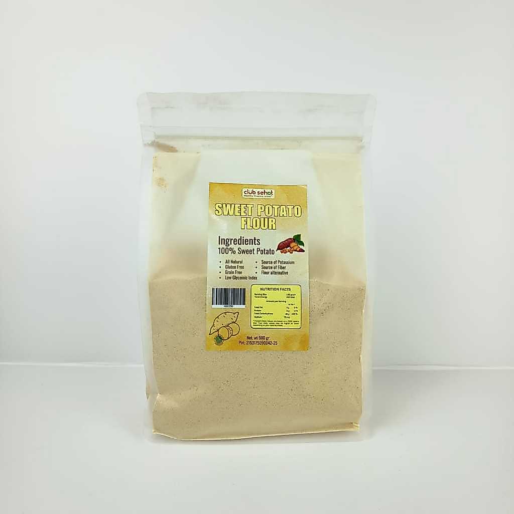 Club Sehat Sweet Potato Flour 500Gr Tepung Ubi Kuning