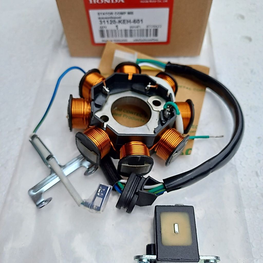 SPULL STARTER MOTOR HONDA MEGA PRO PRIMUS ADVENCE HIU OLD KODE PART 31120-KEH-601