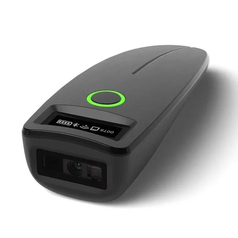 Portable Bluetooth Barcode Scanner Handheld 1D2D Code Wireless Barcode Scanner Supermarket Logistics