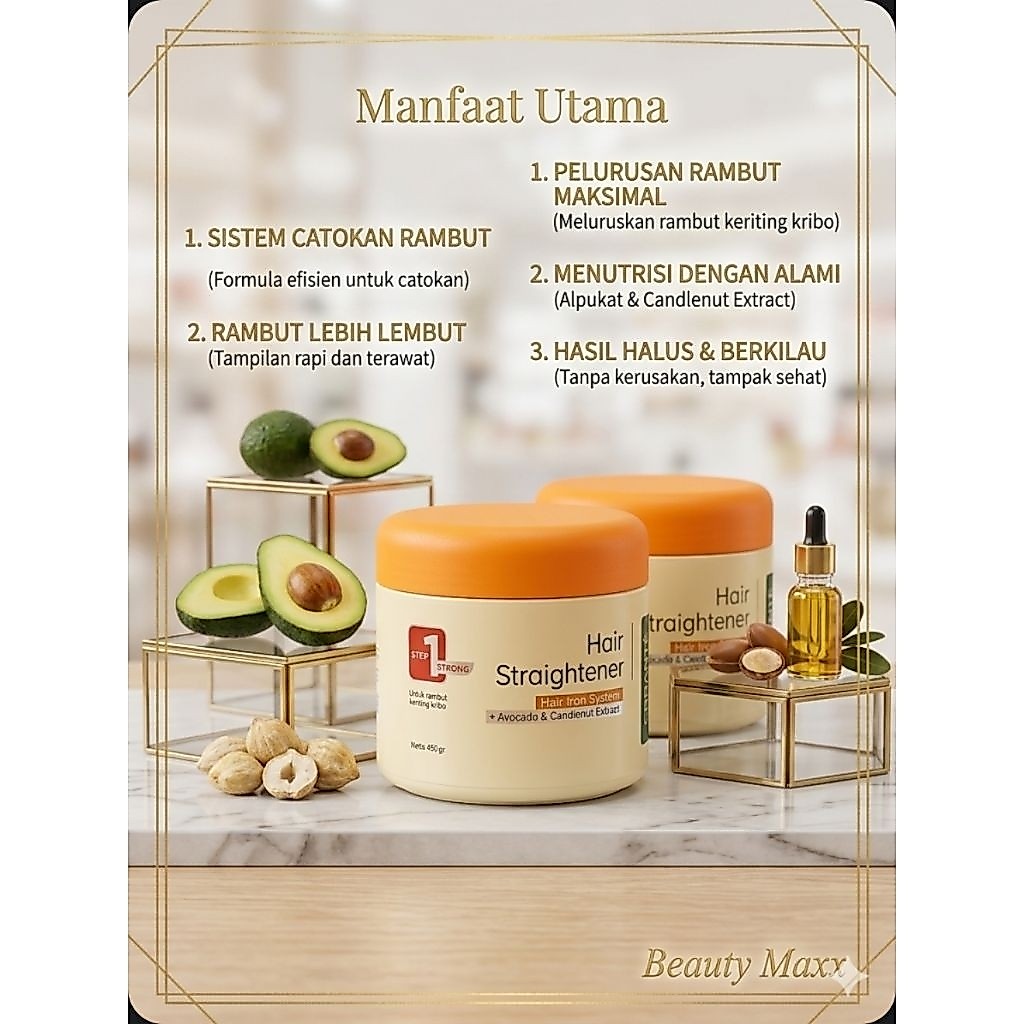 CRRANTE STEP 1 450ML/PELURUSAN RAMBUT STEP 1/CRRANTE STRONG/CRRANTE NORMAL/REBONDING CRRANTE
