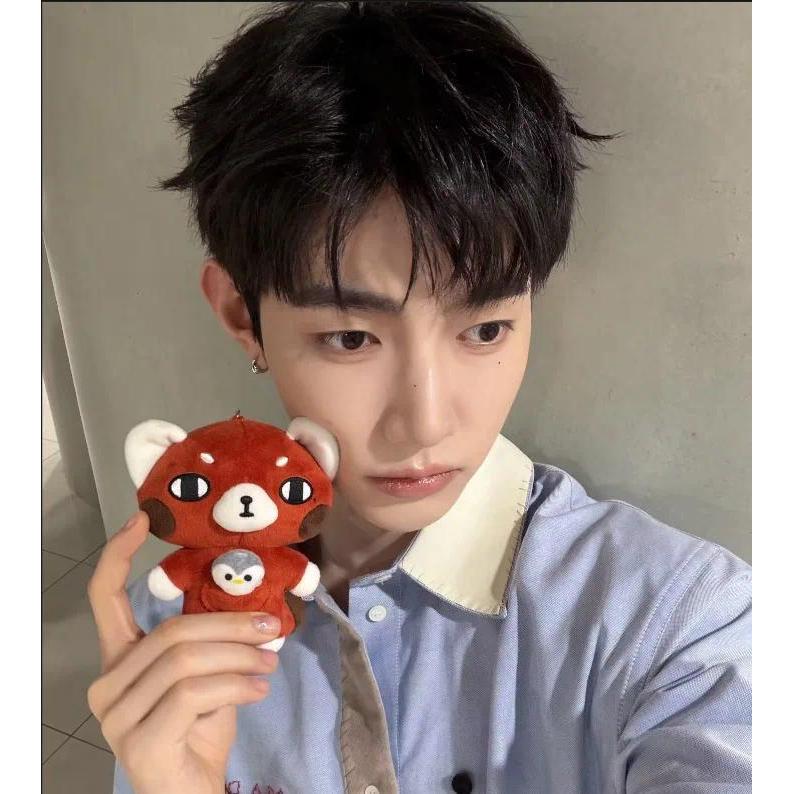 15cm Plush Keychain AND2BLE Zhanghao RICKY HAN YUJIN Fans POP UP  3D Cartoon PP Cotton Soft Embossed
