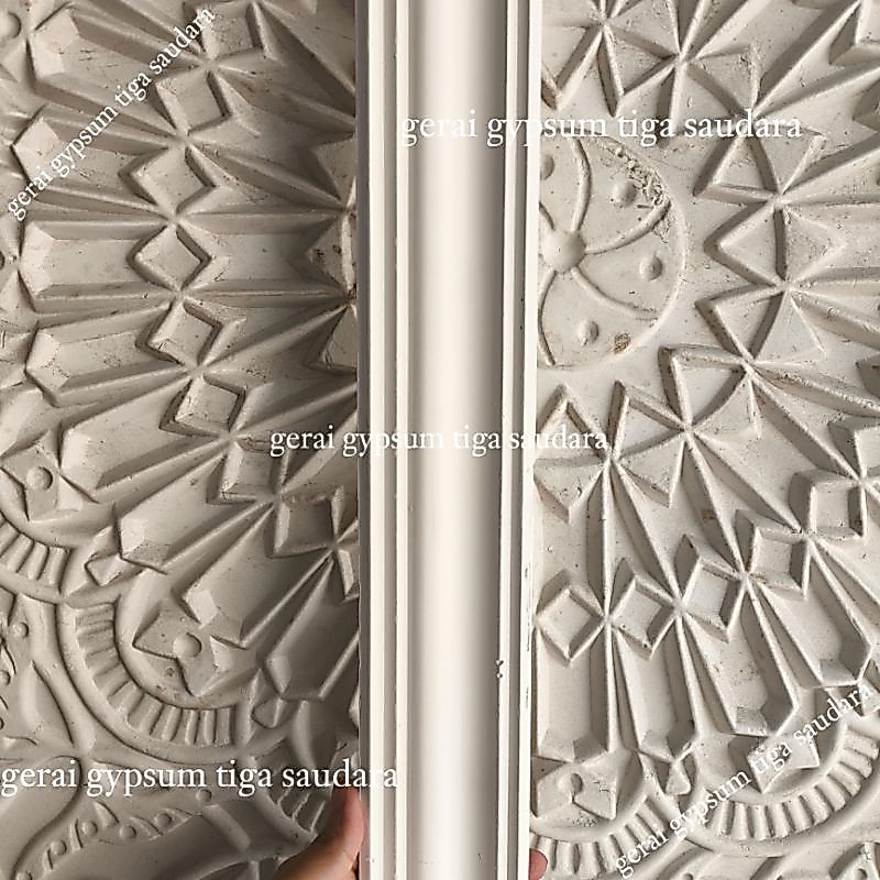 Lis Gypsum - Lis Gypsum 7cm Polos Minimalis - Lis Gipsum Minimalis 7 cm S