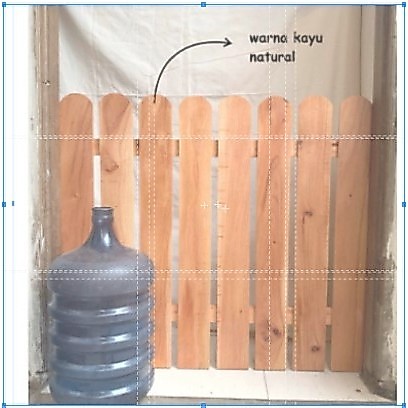 Pintu Pagar Kayu  Lebar 100 cm  Baby Gate Pagar Bayi Minimalis