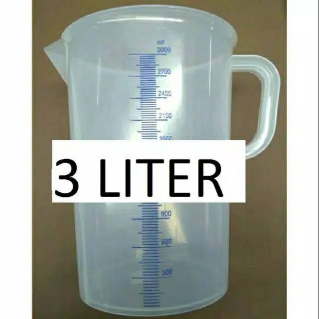 GELAS TAKAR / UKUR 3 LITER GREEN LEAF 1833     Berkualitas