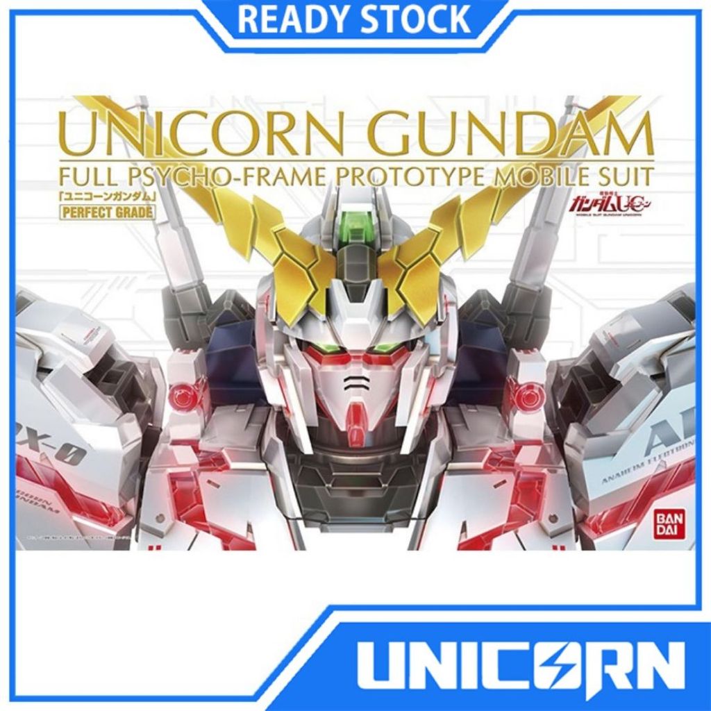 PG Unicorn Gundam 1/60 Bandai Perfect Grade RX-0 Unicorn Mode Destroy Mode