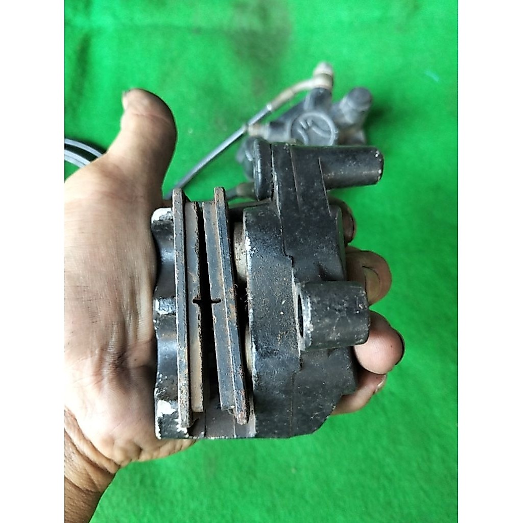 kaliper cakram pala babi motor trail mini set depan belakang untuk robahan motor mini atau honda mon