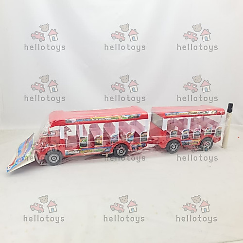 HELLO TOYS Mainan Anak Mobil Odong-odong Gandeng Musik Pakai Baterai | Mainan Mobil Wisata Keliling 