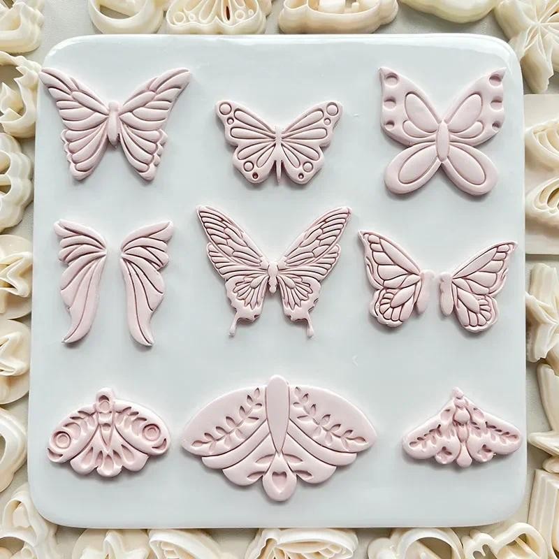 

Different Artistic Butterfly Shaped Clay Molds Cutting Molds For Earring DIY Handmade Jewelry Ornaments With High Precision