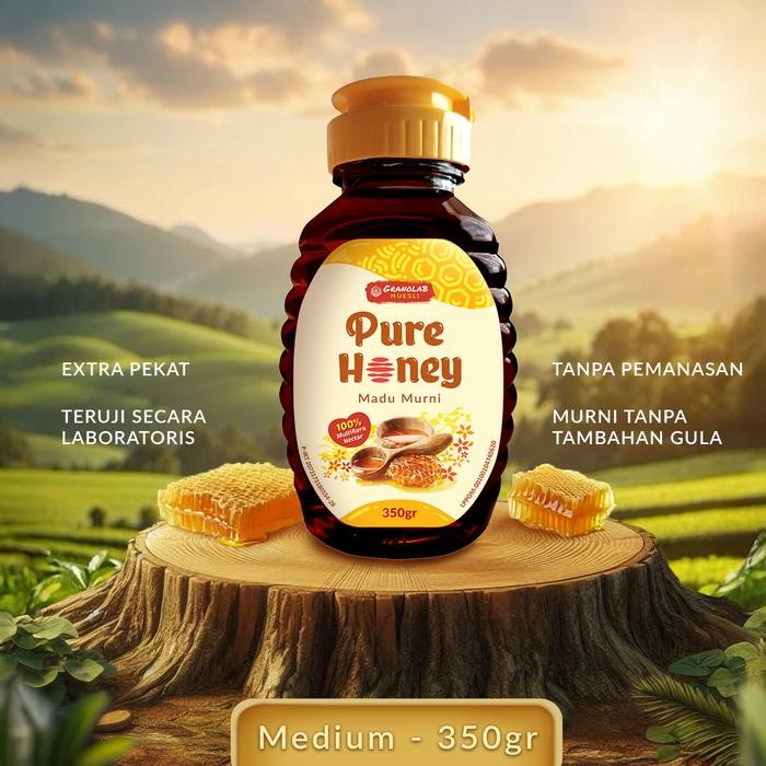 

saleMadu Hutan PUREHONEY Granolab Muesli | Madu Murni Tanpa Campuran - PUREHONEY 350grterlaris