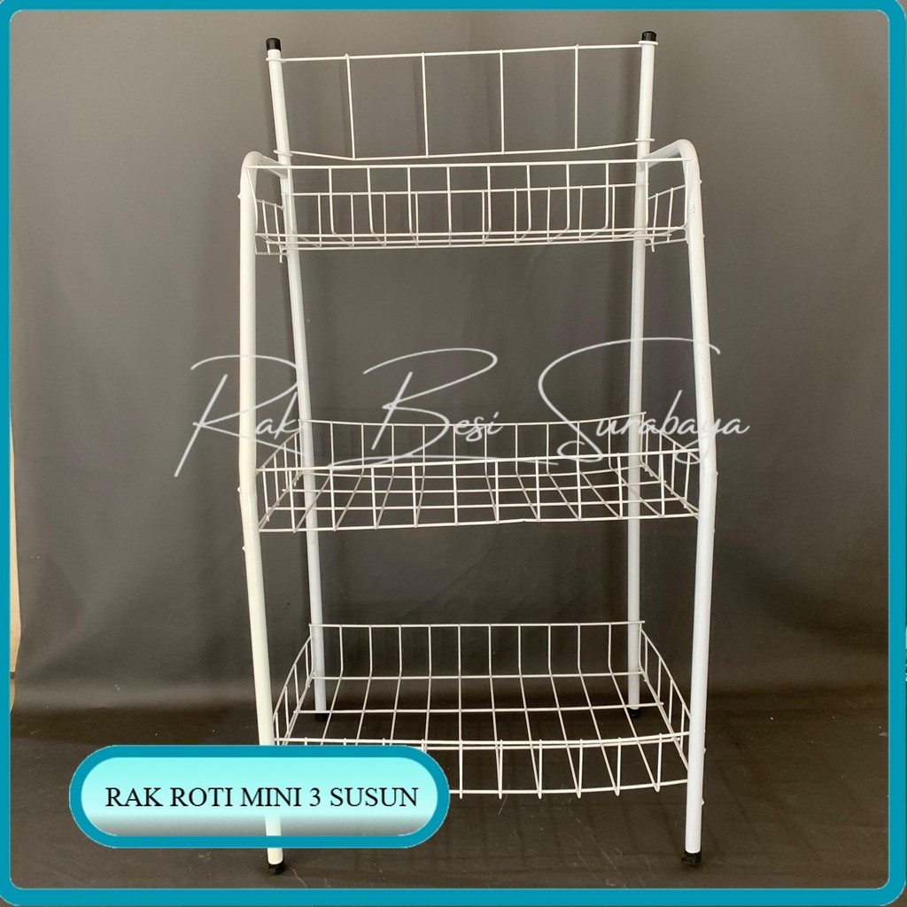 rak roti mini susun 3/Rak chiki/rak serbaguna/rak toko/rak minimarket/rak display/rak serbaguna/rak 