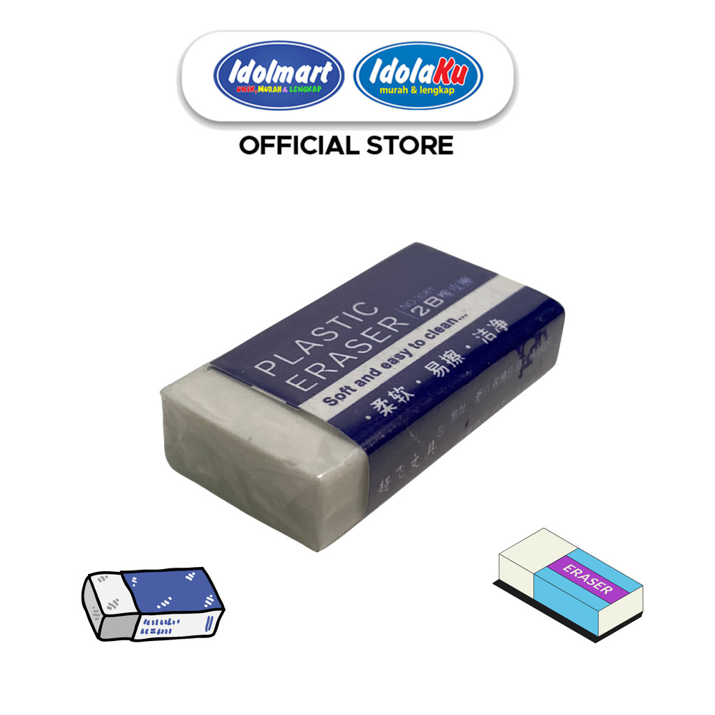 

IDOLAKUPenghapus I-Great 1 Pcs Soft Eraser Sekolah & Kantor