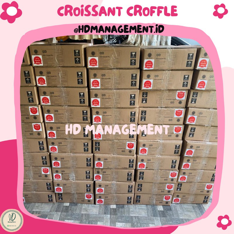 

BONPATIS BONCHEF MIX / MARGARIN/ BUTTER isi 160 pcs Croffle Adonan Croissant frozen