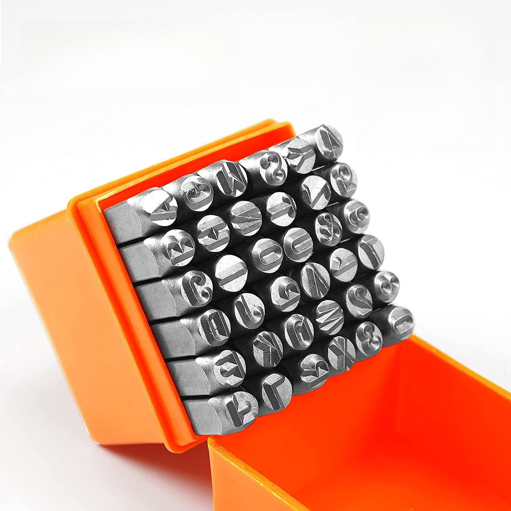 

Alphanumeric jewellery steel stamp jewellery engraving punch DIY leather carving jewellery ring gold-making tools