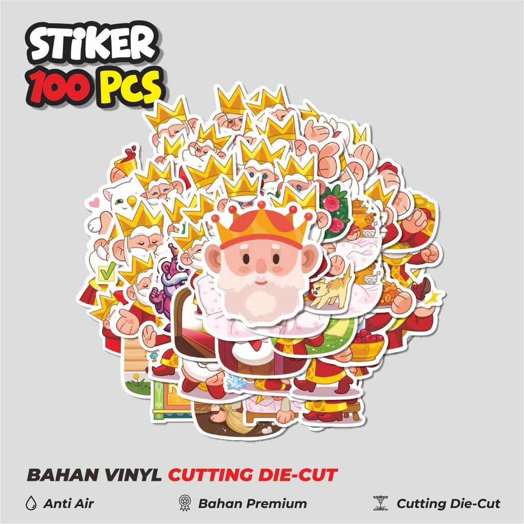 

HOT 50 PCS STIKER Stiker Kartun Funny Kings Stiker Fashion Cars Decal Dingin Kartu Album Custom Vinyl Anti Air- Sticker Aesthetic Buku Journal Koper Casing HP Tablet Laptop Helm Motor Botol Minum