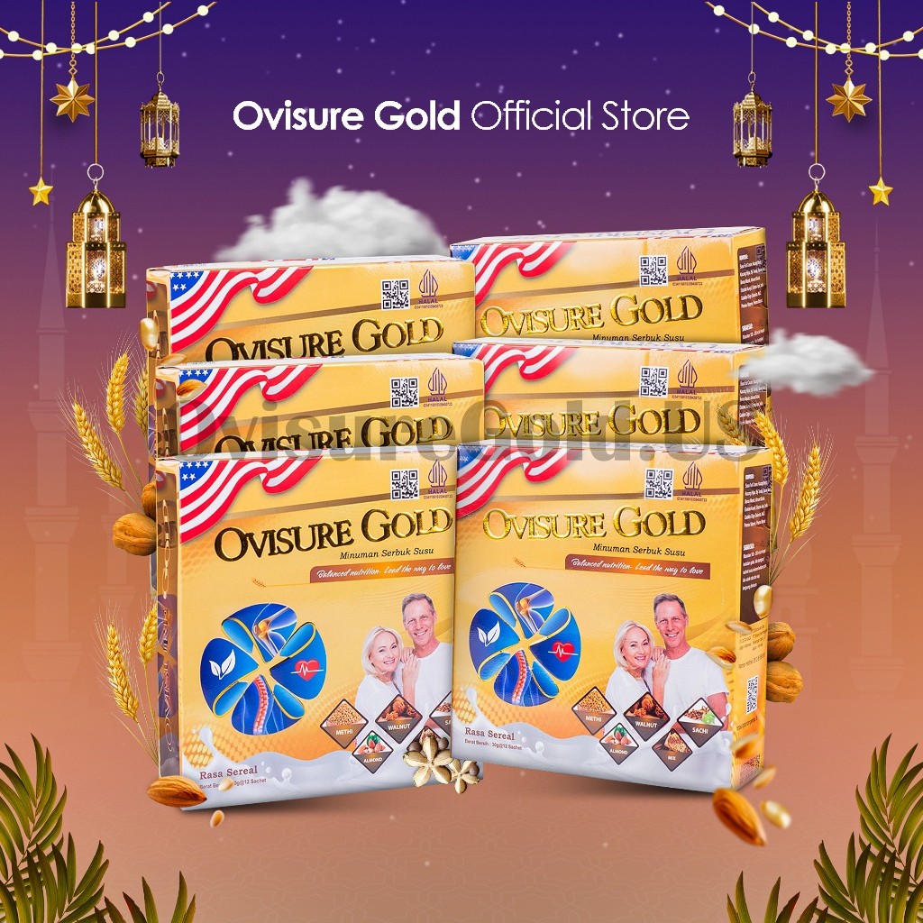 

PROMO 6 BOX OVISURE GOLD SUSU LANSIA UNTUK TULANG DAN SENDI LUTUT KAKI