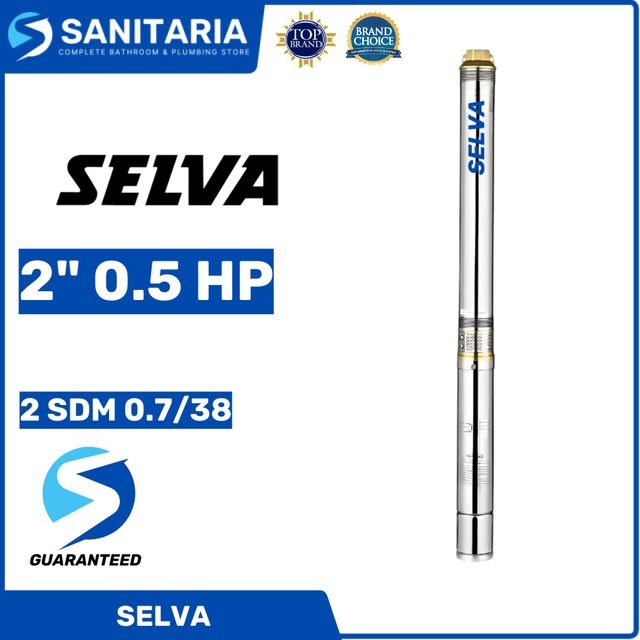 Pompa Satelit Selva 2 inch 0.5 HP 2 SDM 0.7/38 Sibel / Sumbersible