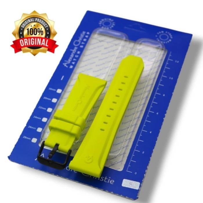 TERMURAH RUBBER KARET TALI JAM STRAP ALEXANDRE CHRISTIE AC9370 AC9371 AC9372 AC9373 AC9377 9370 9371