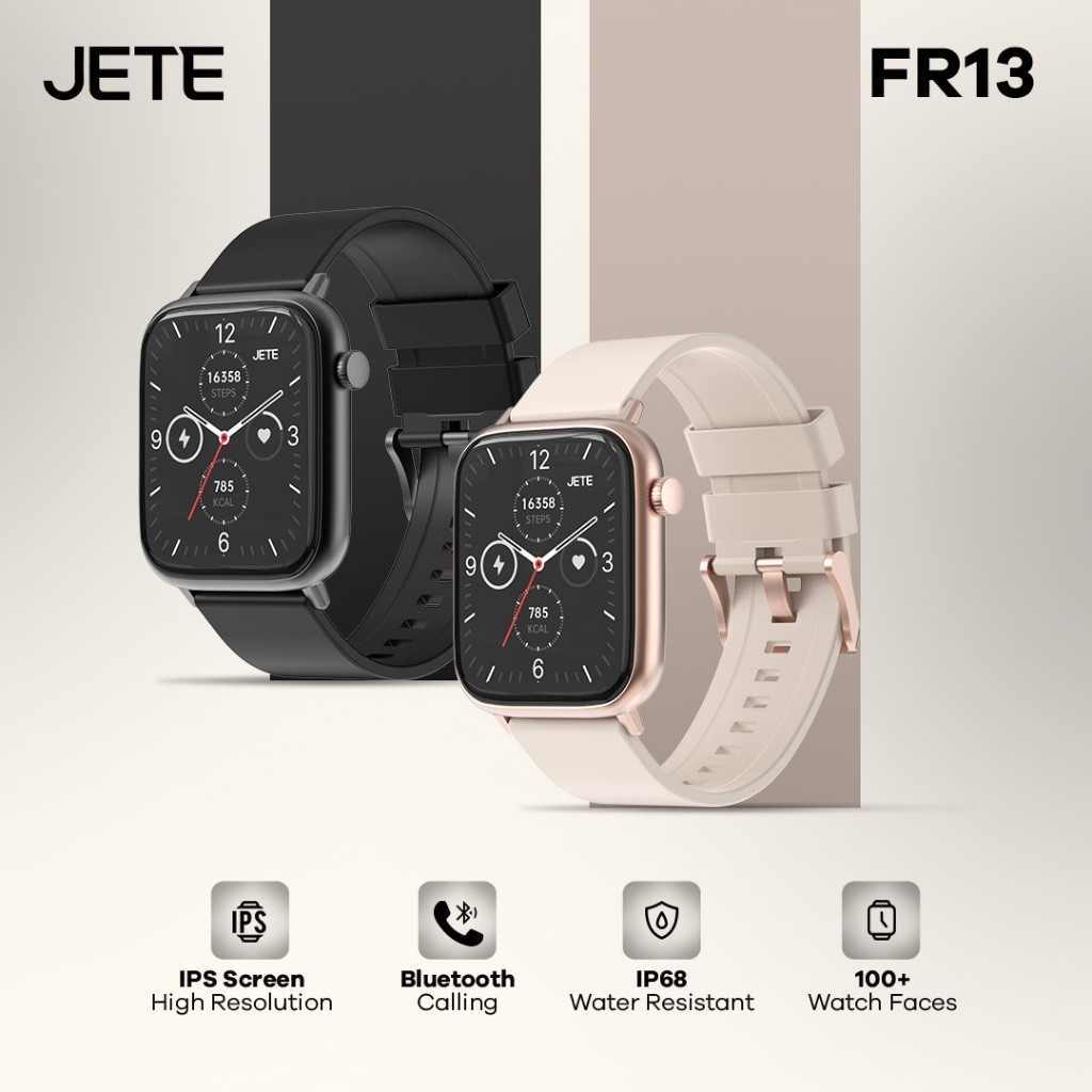 

Smartwatch JETE FR13 Jam Tangan Olahraga Lari IP68 Sports Mode 20+ kalkulator Mode - Garansi 2 Th