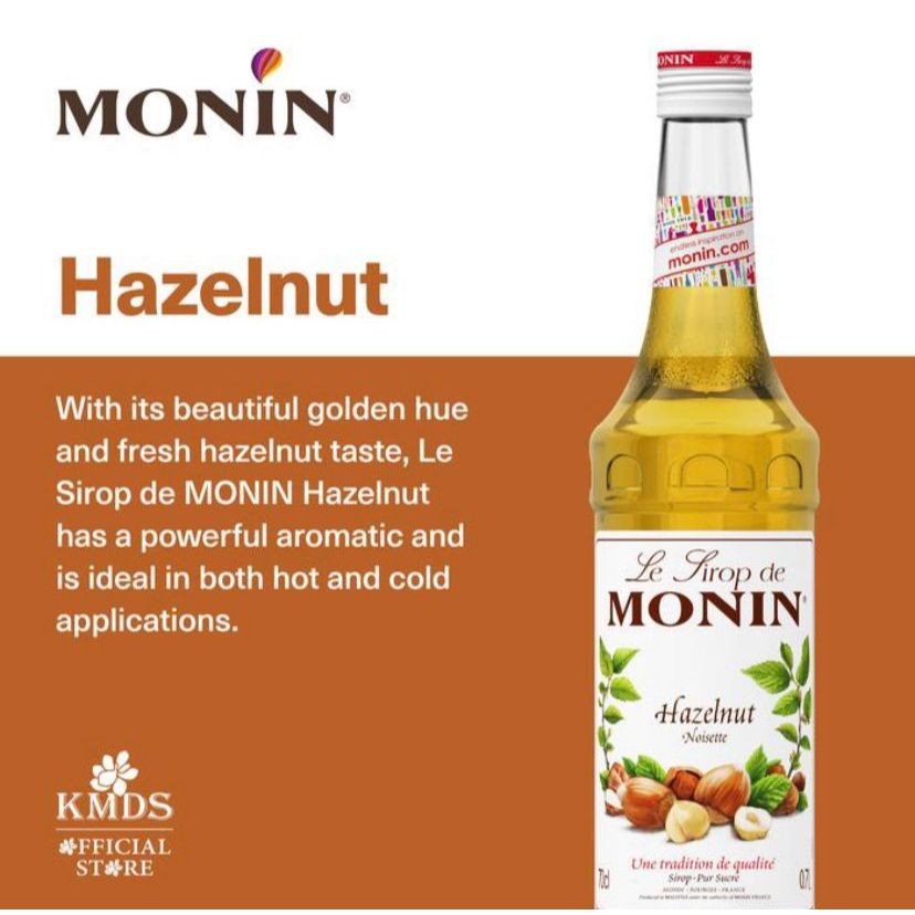 

Monin Hazelnut syrup 70 CL 700 ML