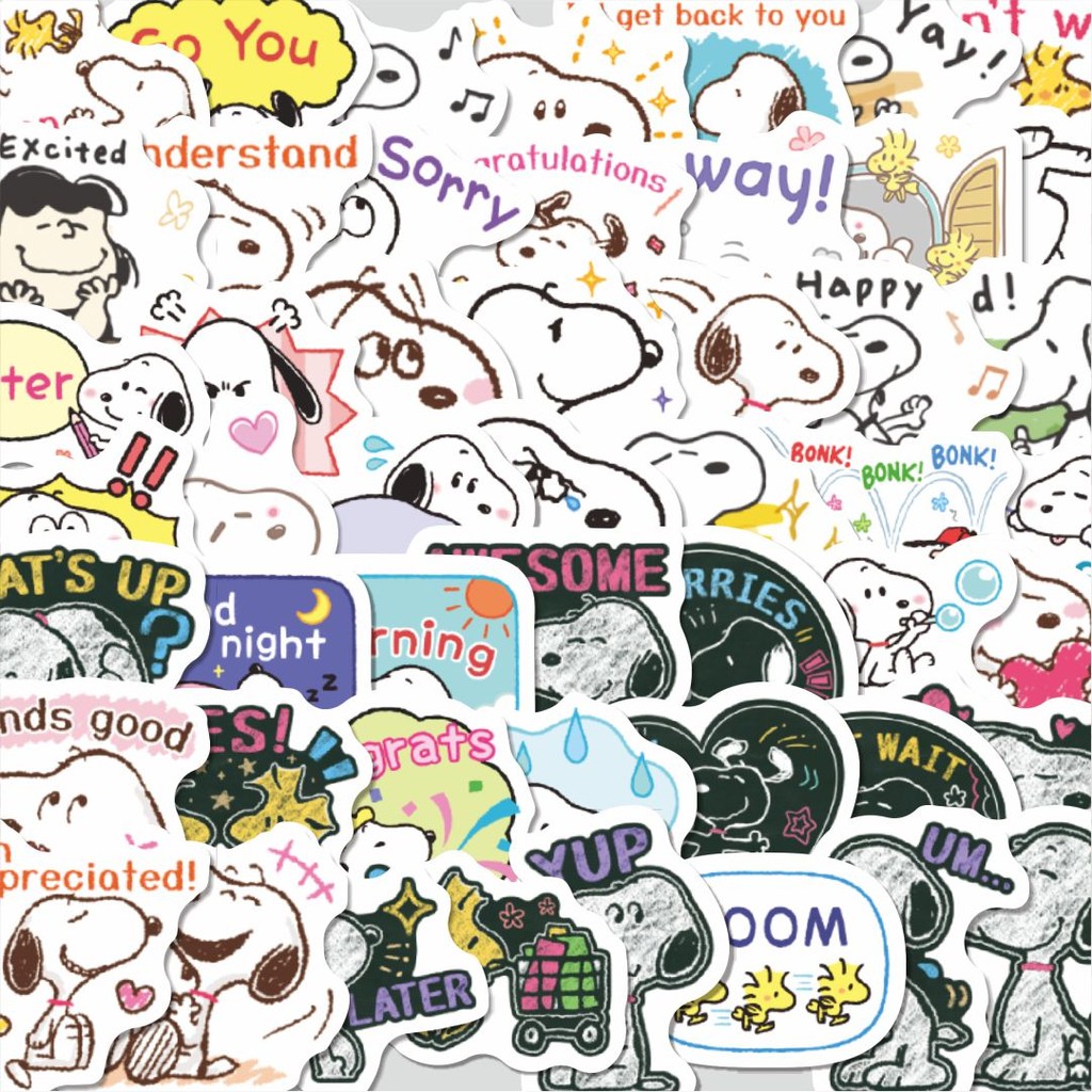 

Stiker Cutting Pack Stiker Kartun Snoopy V17 Isi 100Pcs Series Aesthetic Lucu Keren Untuk Koper Bahan Vynil