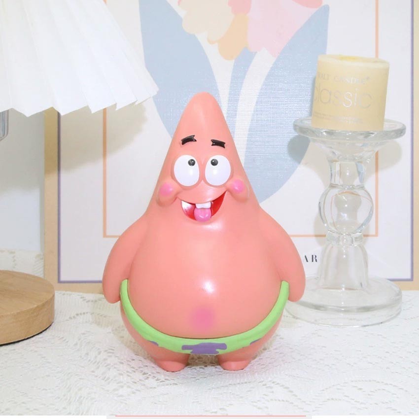 Larisia Store Patung Spongebob Squarepants Patrick Star Aksesoris Meja Mobil Dan Motor Mainan