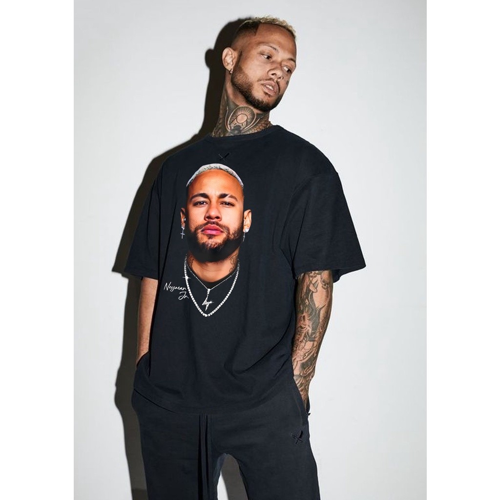 KAOS BOLA NEYMAR JR FACE UP BRAZIL WORLD CUP JAJE TEE - NEYMAR JR T-shirt - BAJU KAOS DISTRO PREMIUM