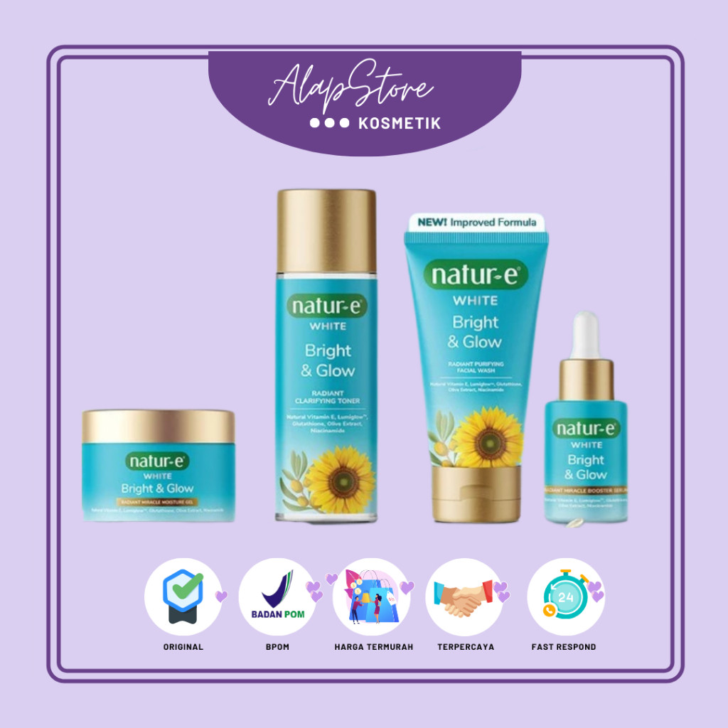 Natur-E White Series - Face Wash - Serum - Day Cream - Night Cream - Supplement - Hand & Body Serum