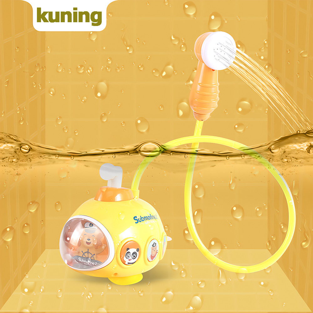 Anak Mandi Submarine Elektrik Mainan Shower Head Bermain