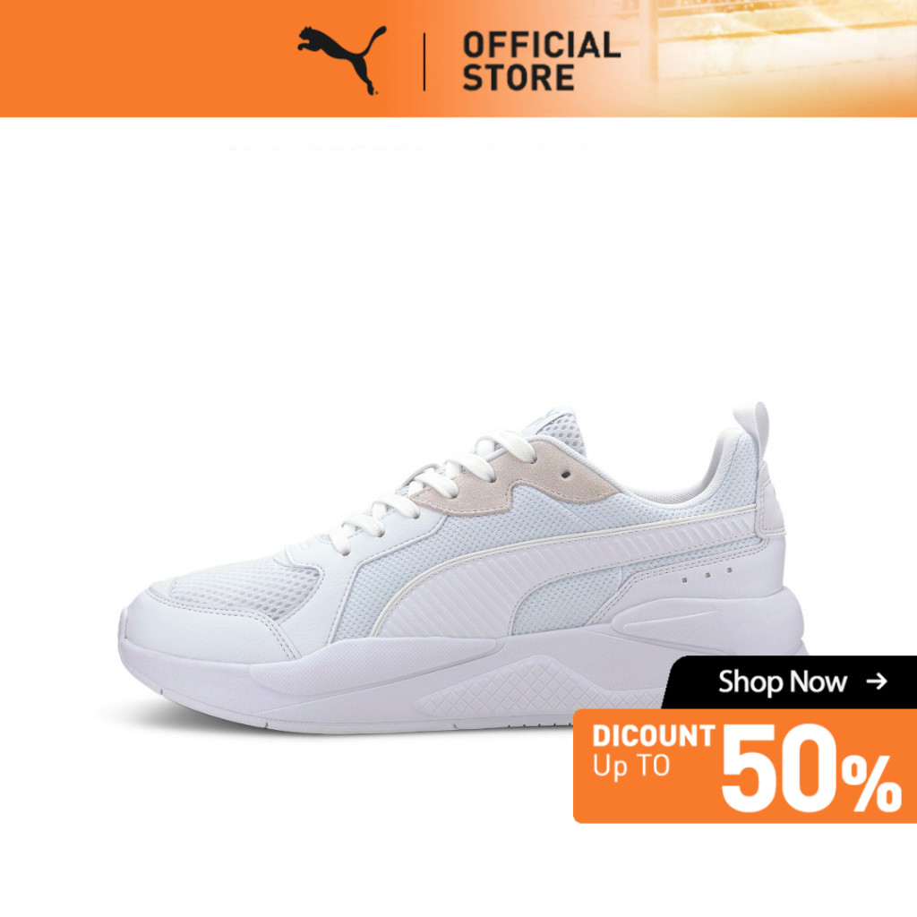 TERLARIS PUMA Sepatu X-Ray Sneakers White-Gray Violet