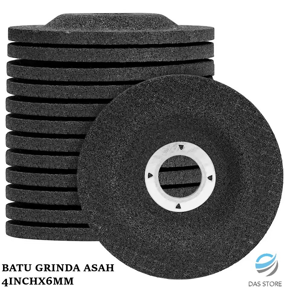 Batu Gerinda Asah 4 in X 6mm Mata Gurinda Poles Grinding Besi Lecpop Batu Slep Gerinda